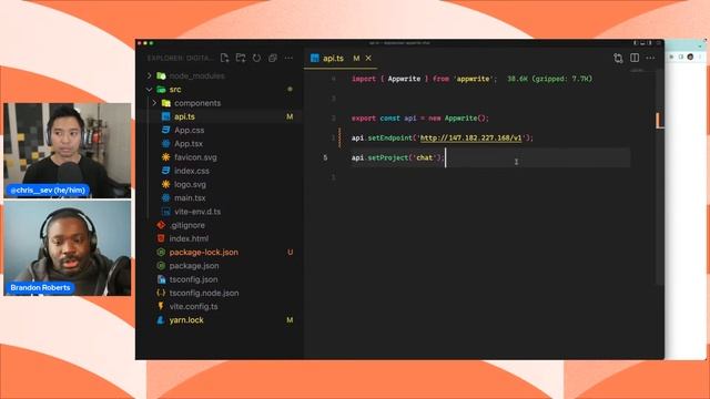 Live Coding a Chat App With Appwrite and ReactJS смотреть онлайн