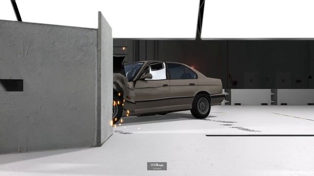 IIHS Real Cars Crash Testing #2 (40 MPH) - BeamNG drive смотреть онлайн