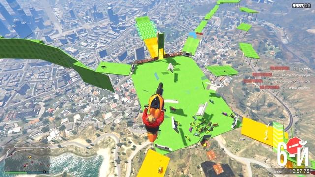 ЭТО НЕРЕАЛЬНО! ЗАЕЗЖАЕМ НА ОДНОМ КОЛЕСЕ ПО ВЕРТИКАЛИ НА МОТОПАРКУРЕ В GTA 5 ONLINE смотреть онлайн