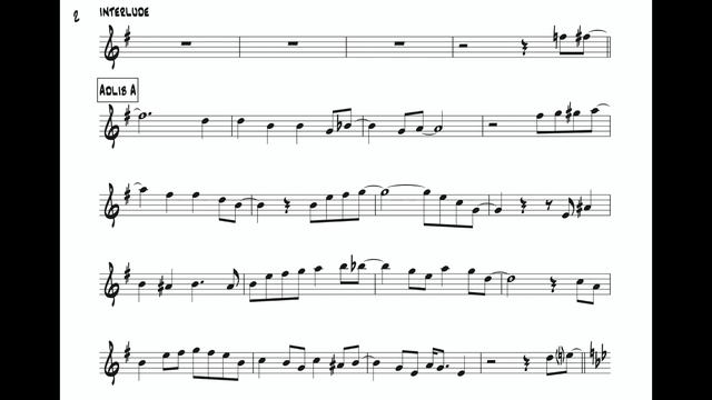 "Pink Panther" adlib Example for alto saxophone karaoke w/score смотреть онлайн