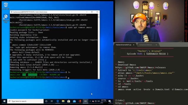 HackersArsenal 0x01 - AMASS - Automated SubDomain Enumeration and Reconnaissance (Full walk-though) смотреть онлайн