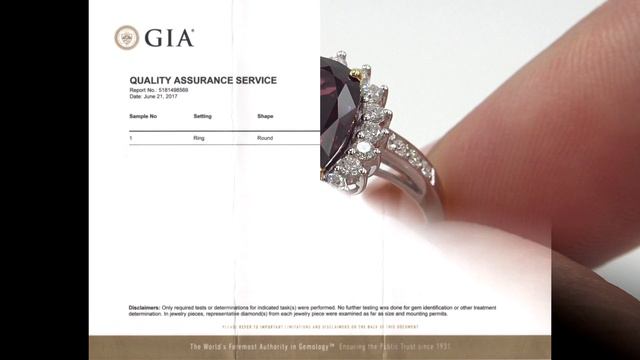 Double GIA Certified Red Ruby & Diamond Engagement Ring 14k Gold 2.43 TCW - C588 смотреть онлайн