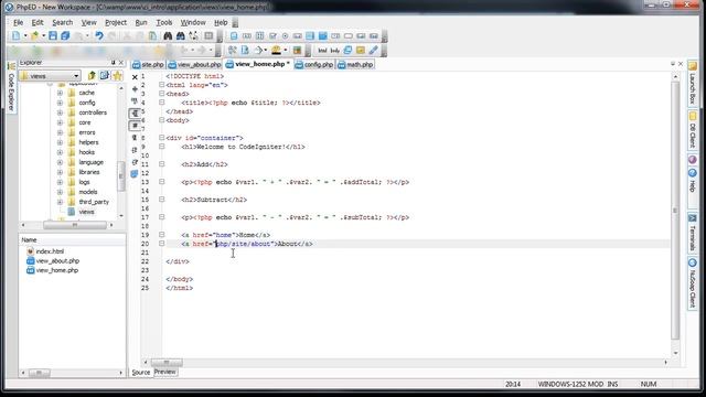 CodeIgniter Tutorials Introduction to CodeIgniter URLs, mod rewrite and URIs Part 6 11e learning смотреть онлайн