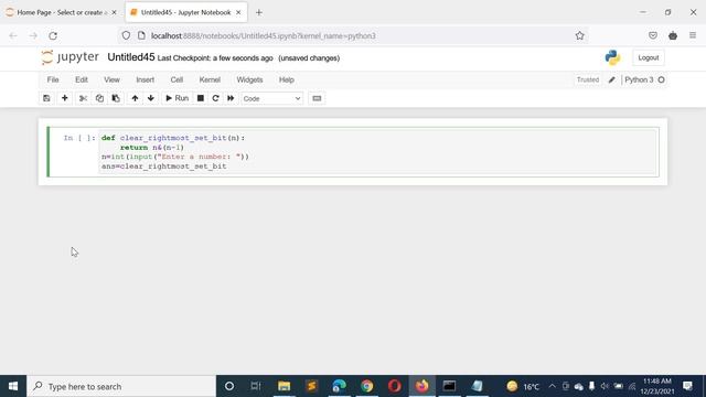 Python Program to Clear the Rightmost Set Bit of a Number смотреть онлайн