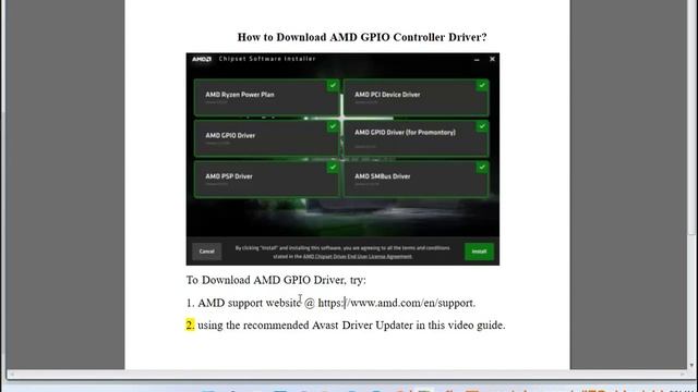 Download AMD GPIO Controller Driver for Windows 11/10/8/7 смотреть онлайн