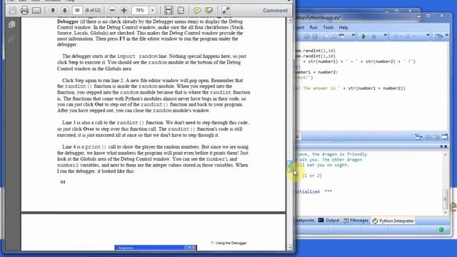 Python Course: Chapter 7: Debugging смотреть онлайн
