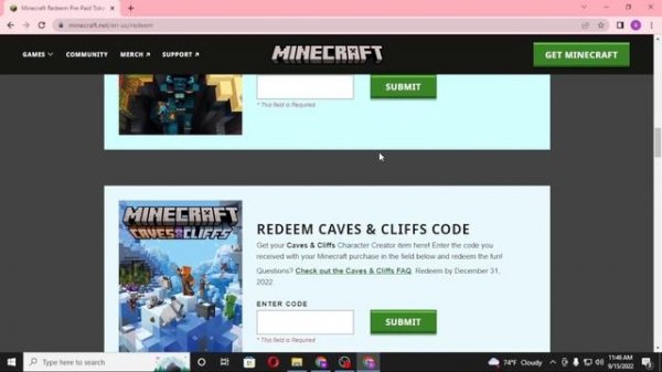 How to Redeem Minecraft Code | Minecraft Game Code Redeem