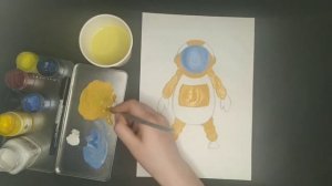 Видео-урок для детей. Рисование "Скафандр".