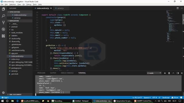 React Native - Make CRUD with NodeJs as Server (Part 3) смотреть онлайн