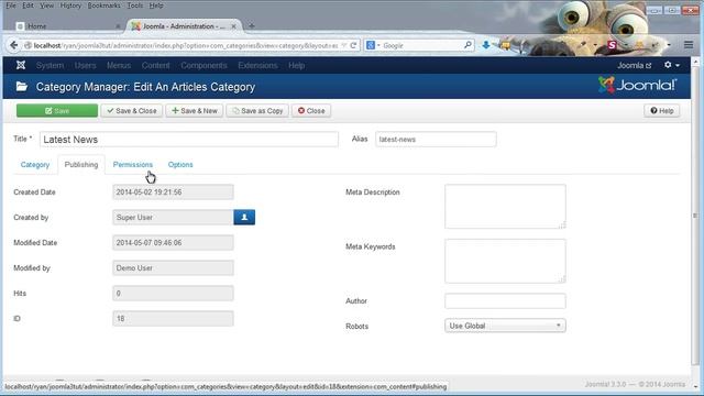 Joomla 3.x. How To Insert Website, Category And Article Meta Data смотреть онлайн