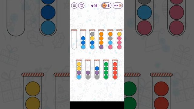 Bubble Sort Color Puzzle Game Legend Level 4-16