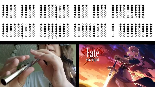 Pride Of The King Of Knights (Fate Stay Night - Kishi Ou No Hokori) On Tin Whistle D + Tabs Tutoria