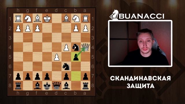 ШАХМАТЫ. ЛОВУШКА В СКАНДИНАВСКОЙ ЗАЩИТЕ ЗА ЧЕРНЫЙ ЦВЕТ. КАК НЕ НАДО ИГРАТЬ! смотреть онлайн