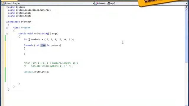 לולאת foreach смотреть онлайн