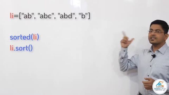 Python: Unit16-Video5 - Sorted function in python | Sort method in python | In Hindi | Neeraj Sharm смотреть онлайн