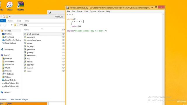 Python Tutorial for Beginners -10 | break and continue statement | LearnAakash смотреть онлайн
