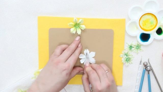 Мастер Класс. Весенние фантазийные цветы с ножами и штампами от AgiArt