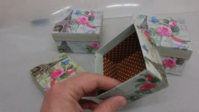 Набор подарочных коробок из 3шт Квадрат Париж Артикул 12975 4 смотреть онлайн