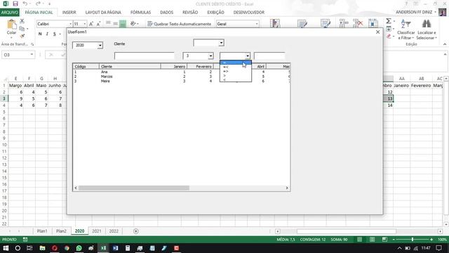 EXCEL VBA 2020 CLIENTE DÉBITO CRÉDITO PARTE 15 смотреть онлайн
