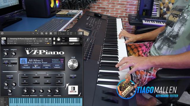 AMAZING VI-PIANO - (FOR KONTAKT) - DEMONSTRAÇÃO DOS TIMBRES POR TIAGO MALLEN - #kontakt смотреть онлайн