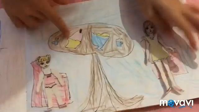 Бумажный домик своими руками. Бумажные куклы с одеждой. смотреть онлайн