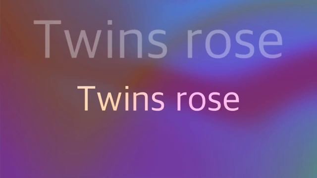 twins rose name flashing смотреть онлайн