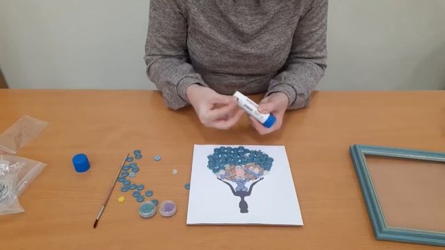 Мастер-класс «Аппликация из пуговиц» смотреть онлайн