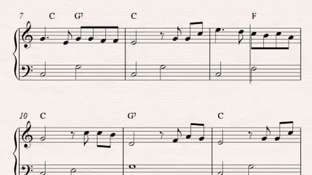 Free easy piano sheet music - How Great Thou Art смотреть онлайн