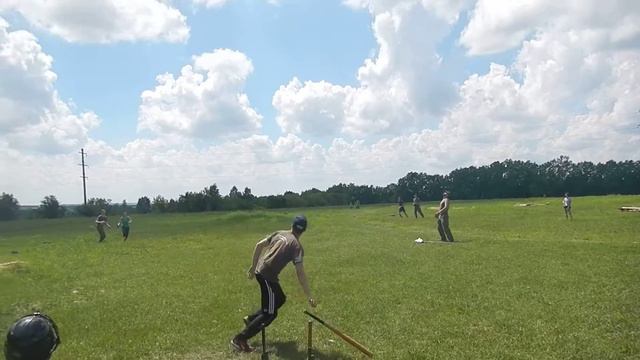 Бейсбол 05.2013(Паша,отличный удар и почти хоум ран) смотреть онлайн