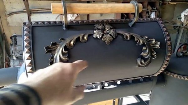 Мангал-смокер из газовых баллонов. Термостойкие лакокрасочные материалы Elcon.