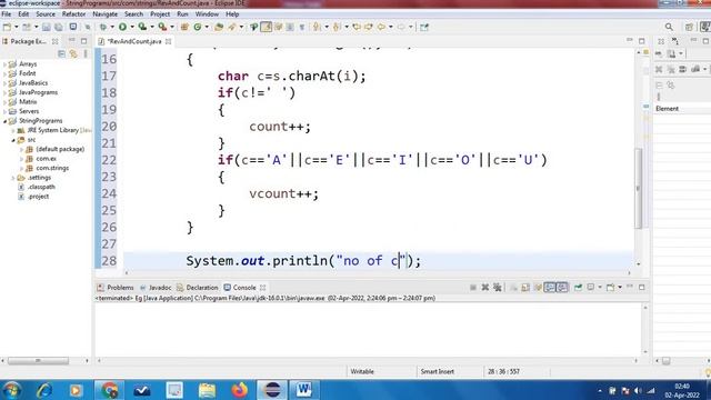 count number of characters and vowels |String manipulation | Part 8 | icse class 10 | Code eureka смотреть онлайн