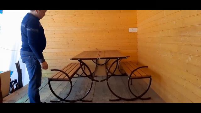 Скамейка трансформер круглая, Transformer Table смотреть онлайн