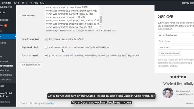 How to Install and Use Better Search and Replace in Wordpress (Bangla) || Host The Website смотреть онлайн