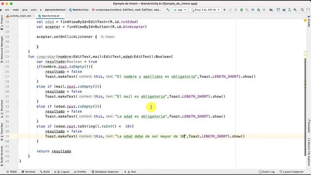 Los Intent en con Kotlin смотреть онлайн