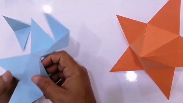 How to Make 3D Paper Star - Easy Origami Star - Craft смотреть онлайн