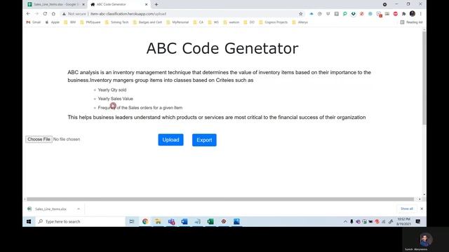 ABC Analysis using Python with Front End смотреть онлайн