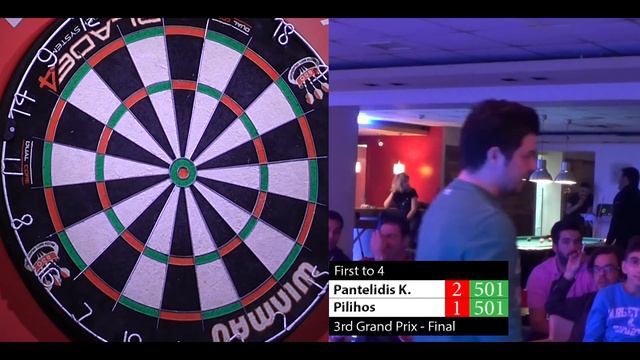 Darts Final Day 3 | Double in | Kostas Pantelidis vs Dennis Pilihos | 30/01/15 смотреть онлайн