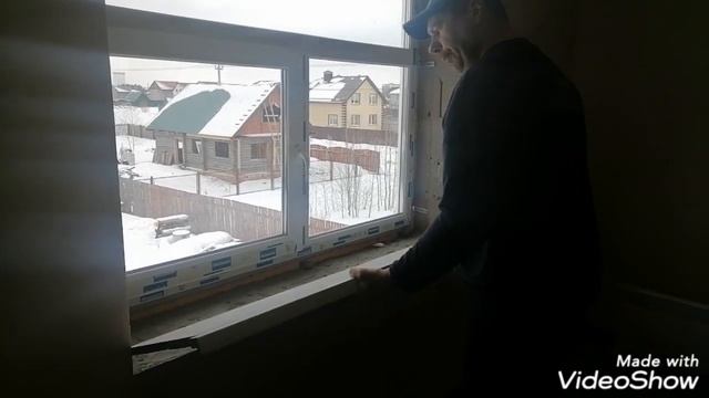 Установка ПВХ подоконника своими руками смотреть онлайн