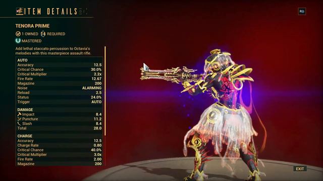 Octavia Prime Access Is Out Now (Show Case) - WARFRAME смотреть онлайн