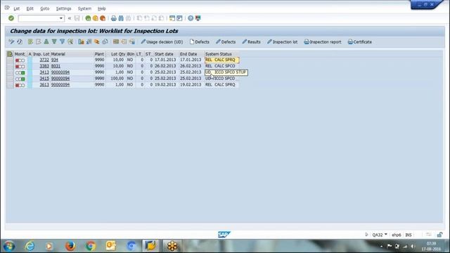 SAP QM - Inspection Process (Quality Managenment) смотреть онлайн