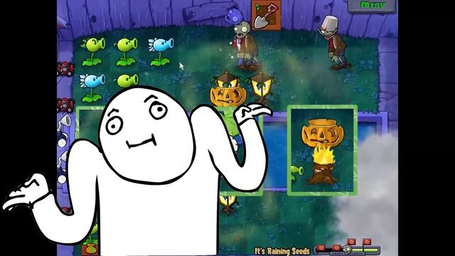 100 Дней Используя ТОЛЬКО ГОРОХОСТРЕЛЫ в Plants Vs. Zombies! смотреть онлайн