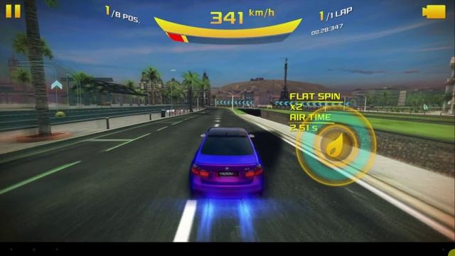 Asphalt 8: Airborne BMW M3 SEDAN CUP | BARCELONA REVERSE | 1:17:220 | NEW CAR смотреть онлайн