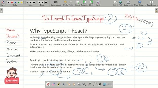 React TypeScript #1 - Pros, Cons, and Do You Need It ? смотреть онлайн