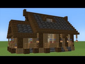 Майнкрафт - Как построить старый еловый дом. Minecraft