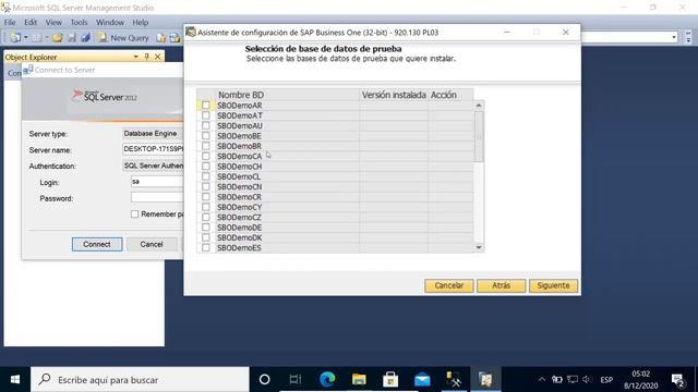 Instalación del Sistema Sap Business One con Base de Datos Sql Server - Parte 2 смотреть онлайн