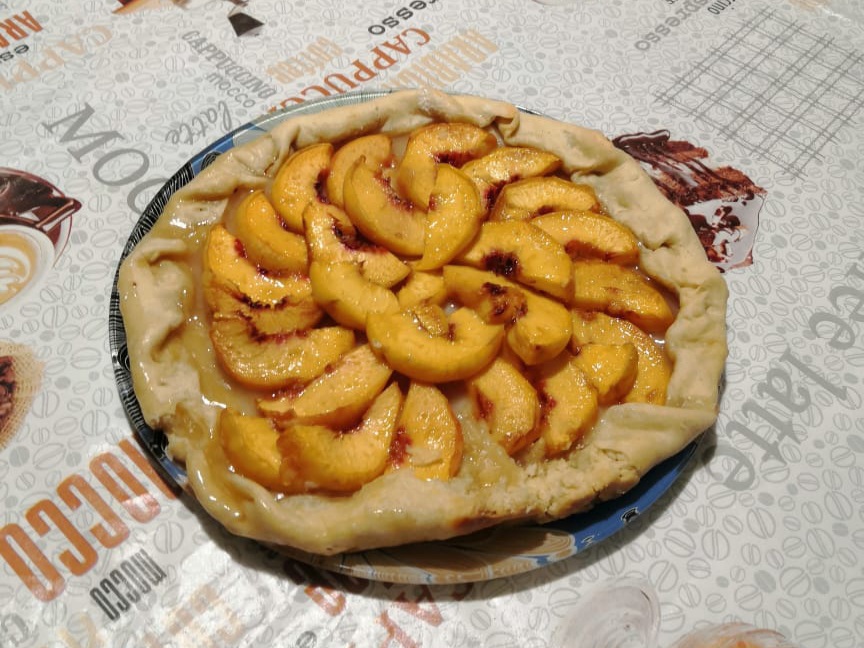 СОЧНАЯ ФРУКТОВАЯ ГАЛЕТА С ПЕРСИКАМИ