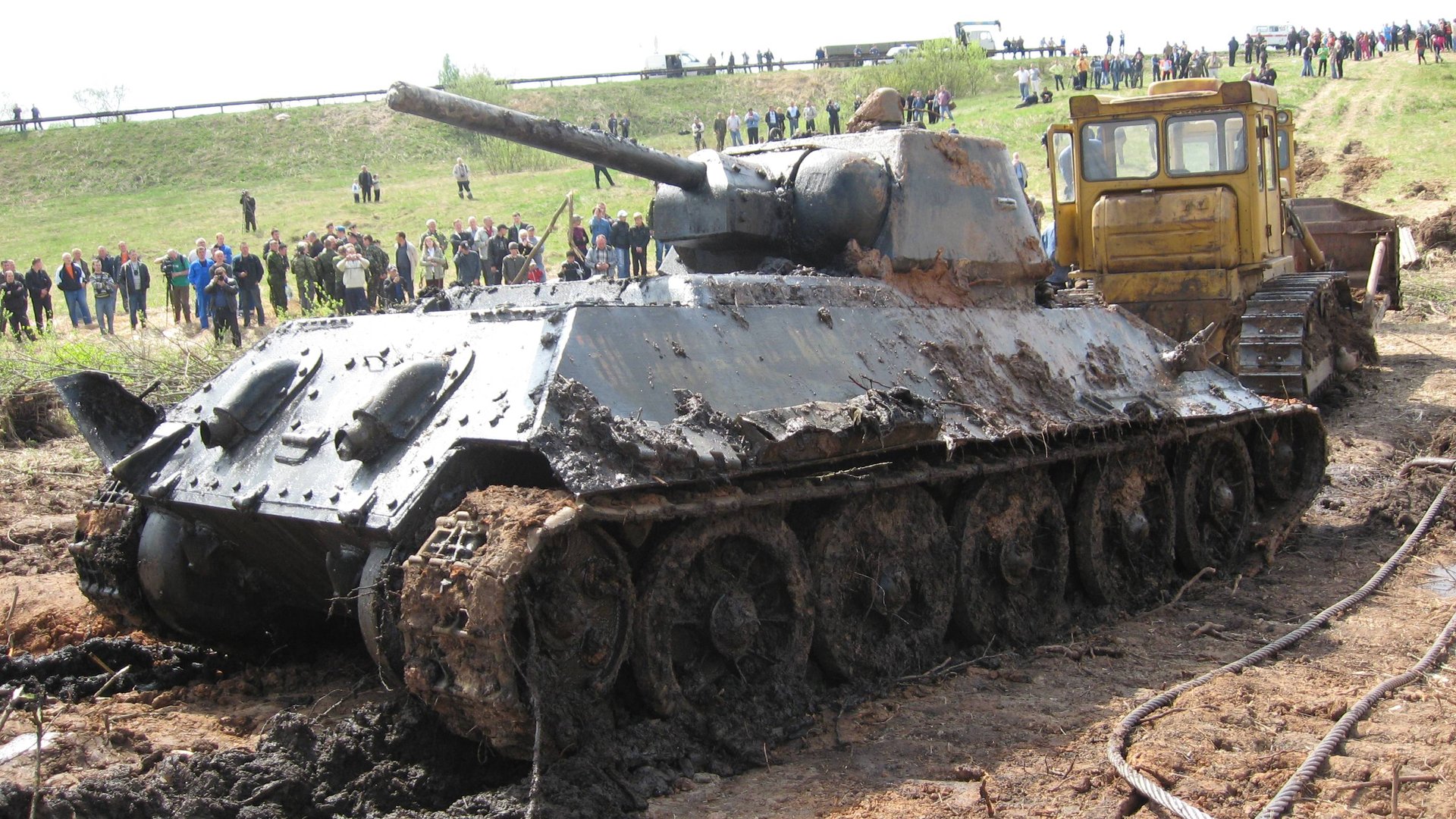 Подъем танка Т-34-76 -"Смелый" смотреть онлайн