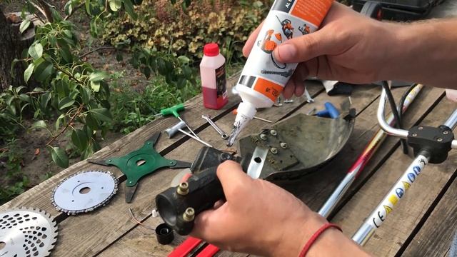 Как обслуживать редуктор и вал мотокосы смотреть онлайн