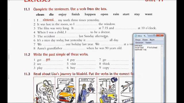 Unit 11 (Past Simple) / Essential Grammar in Use Elementary Book 1 смотреть онлайн