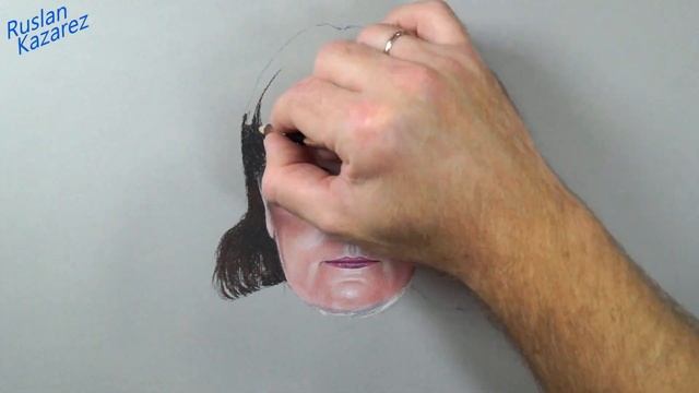 I DREW MY MOM, portrait drawing, how to draw portrait смотреть онлайн